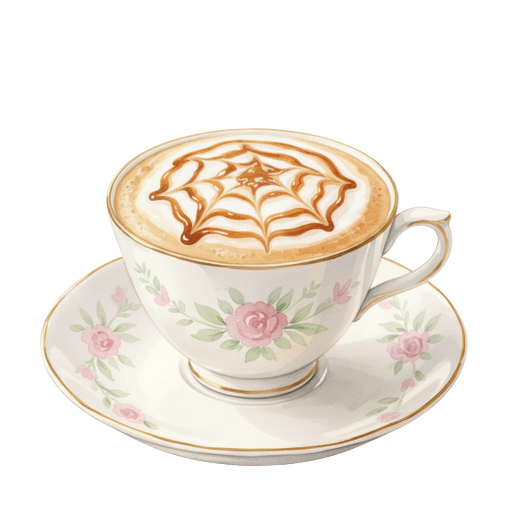 【PNG素材】大人可愛いウィンターカフェクリップアートセット(全15種/水彩スタイル/背景透過)