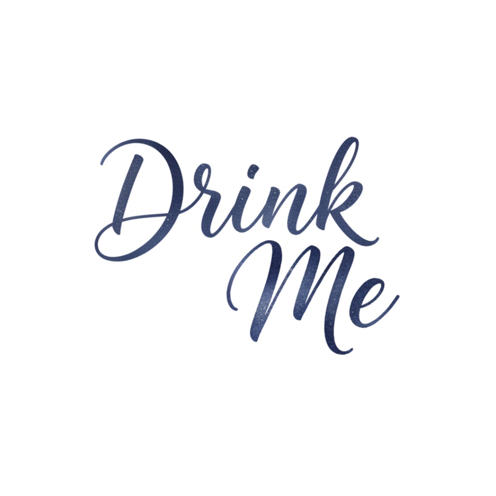 【PNG素材】大人可愛いネイビーなアリスの世界クリップアートセット(全15種/水彩スタイル/背景透過)