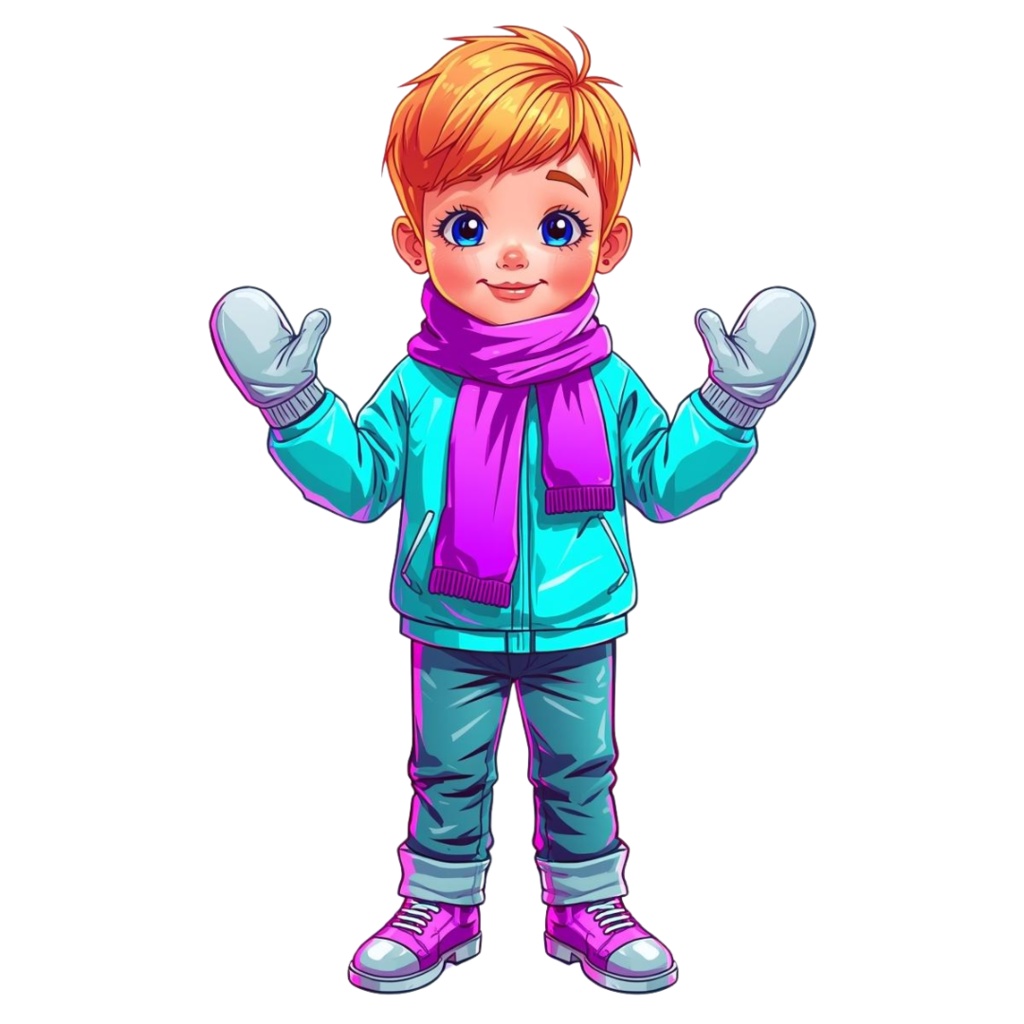 【PNG素材】大人可愛いポップネオンクリスマスクリップアートセット(全15種/レトロポップ/背景透過)