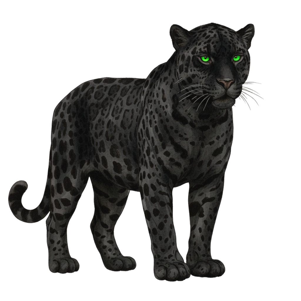 【PNG素材】大人可愛いワイルドアニマルリップアートセット(全15種/水彩スタイル/背景透過)