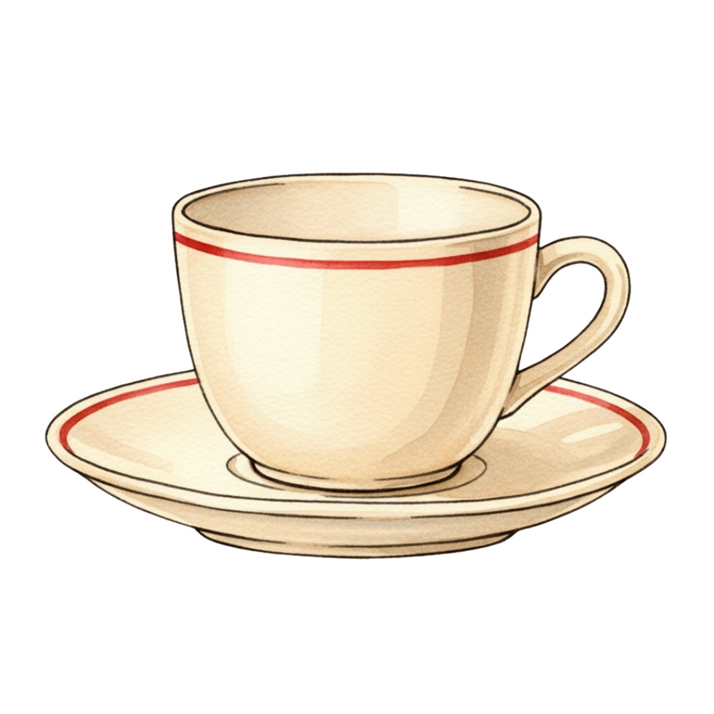 【PNG素材】大人可愛いレトロアメリカンダイナークリップアートセット(全15種/ヴィンテージスタイル/背景透過)