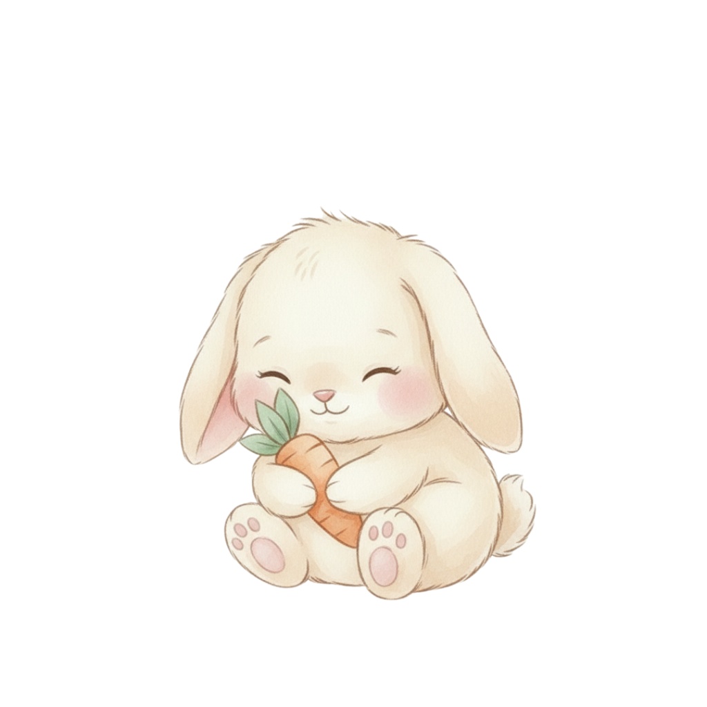 【PNG素材】大人可愛いベビーアニマルクリップアートセット(全12種/水彩スタイル/背景透過)