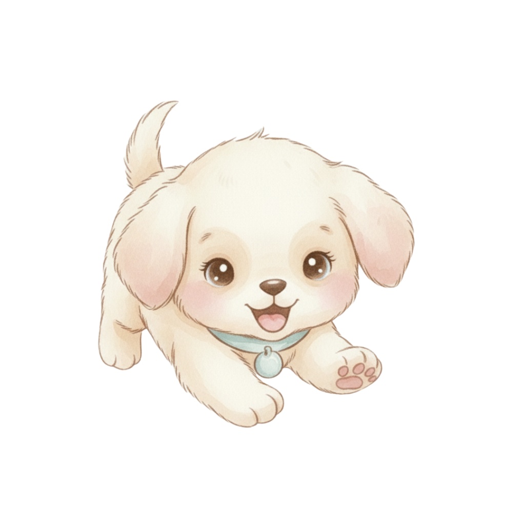 【PNG素材】大人可愛いベビーアニマルクリップアートセット(全12種/水彩スタイル/背景透過)