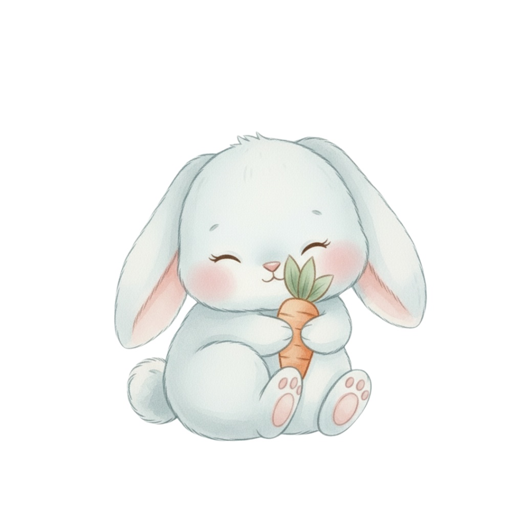 【PNG素材】大人可愛いベビーアニマルクリップアートセット(全12種/水彩スタイル/背景透過)