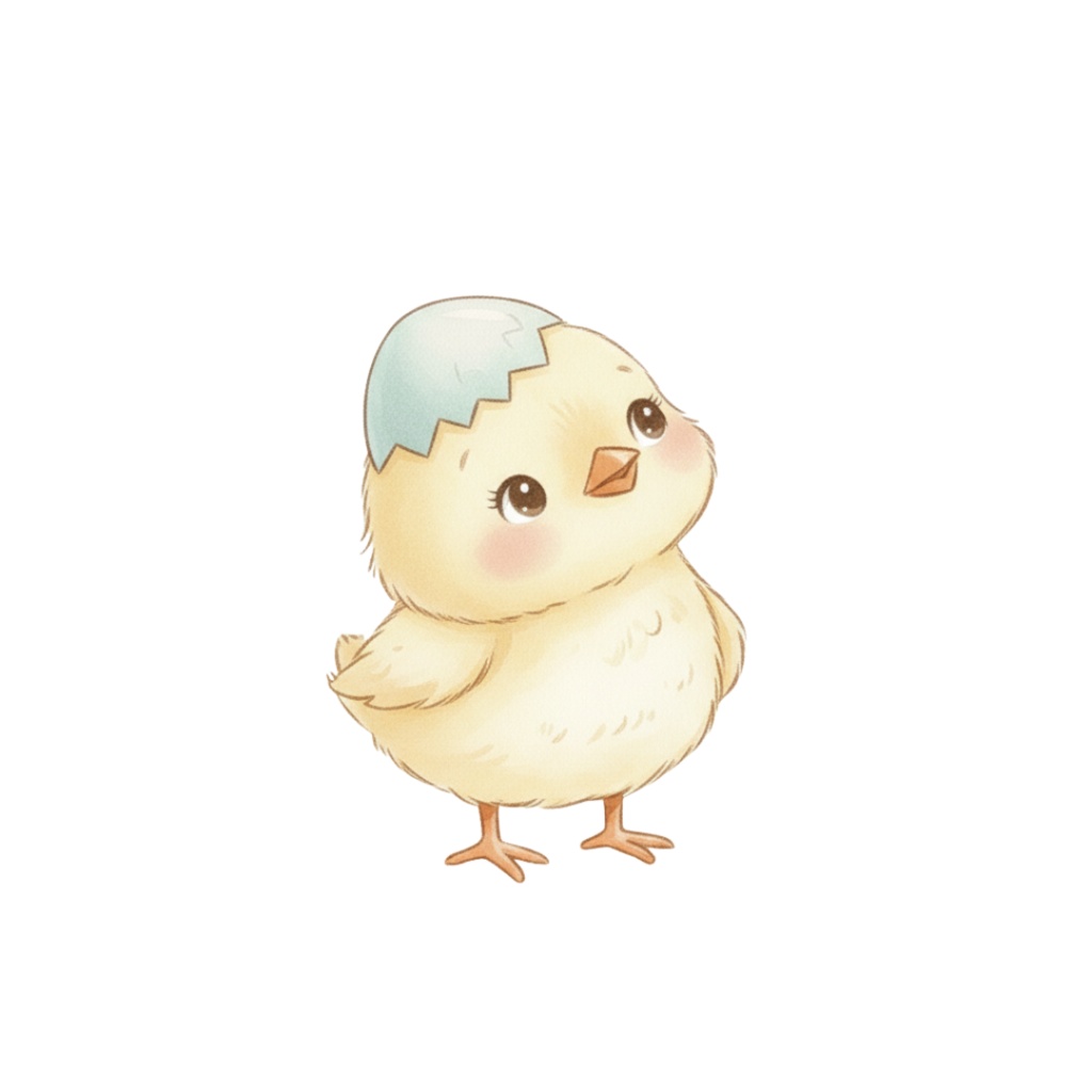 【PNG素材】大人可愛いベビーアニマルクリップアートセット(全12種/水彩スタイル/背景透過)