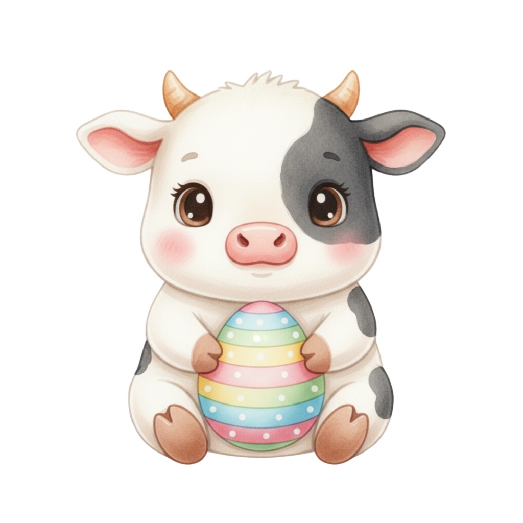 【PNG素材】大人可愛いベビーアニマルクリップアートセット(全15種/水彩スタイル/背景透過)