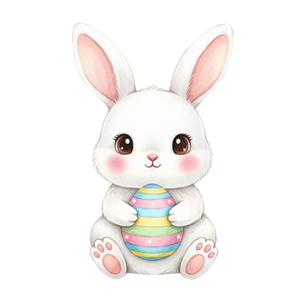 【PNG素材】大人可愛いベビーアニマルクリップアートセット(全15種/水彩スタイル/背景透過)