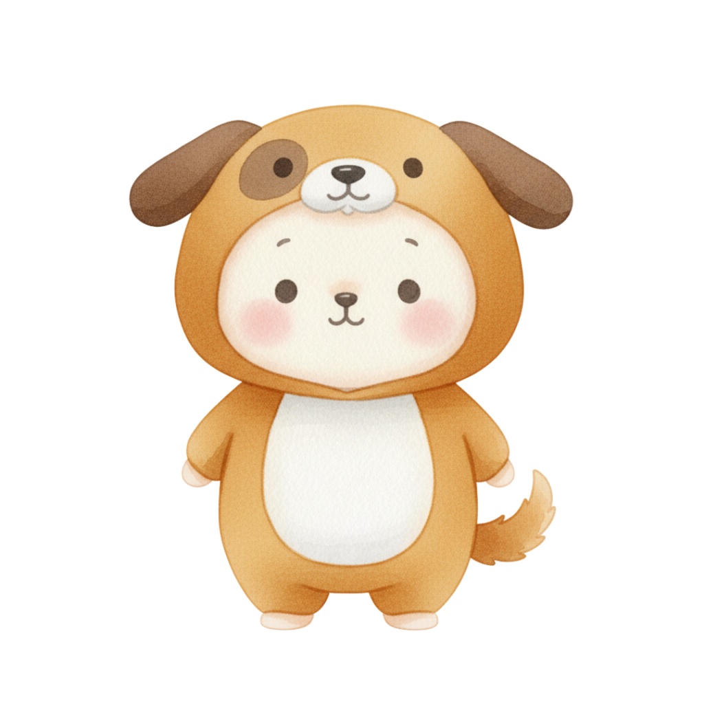 【PNG素材】大人可愛い十二支クリップアートセット(全12種/水彩スタイル/背景透過)