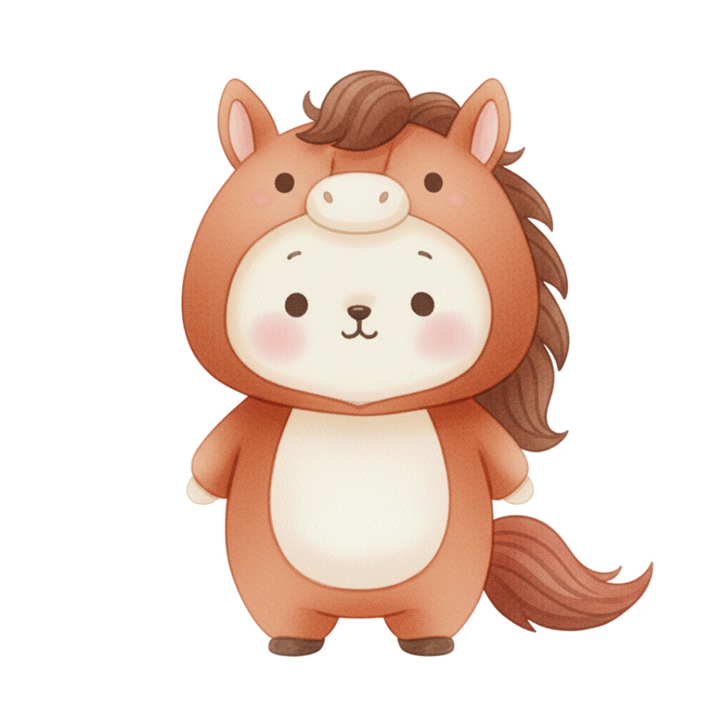 【PNG素材】大人可愛い十二支クリップアートセット(全12種/水彩スタイル/背景透過)