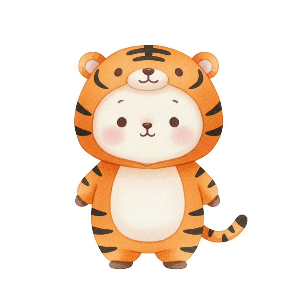 【PNG素材】大人可愛い十二支クリップアートセット(全12種/水彩スタイル/背景透過)