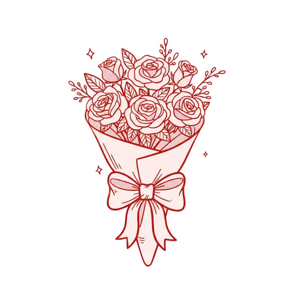 【PNG素材】大人可愛いLOVEコレクションクリップアートセット(全30種/手書きスタイル/背景透過)