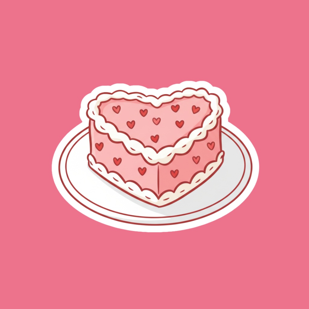 【PNG素材】大人可愛いSweetsコレクション クリップアートセット(全30種/ステッカースタイル/背景透過)