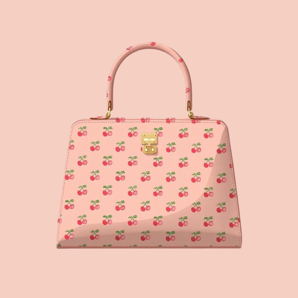 【PNG素材】大人可愛いSweet Cherry コレクションクリップアートセット(全15種/ヴィンテージスタイル/背景透過)