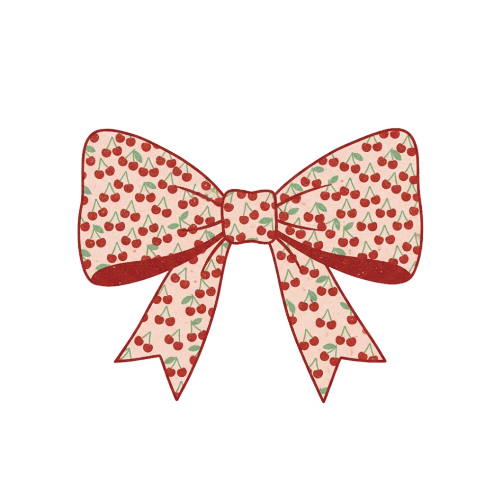 【PNG素材】大人可愛いSweet Cherry コレクションク vol2 リップアートセット(全15種/ヴィンテージスタイル/背景透過)