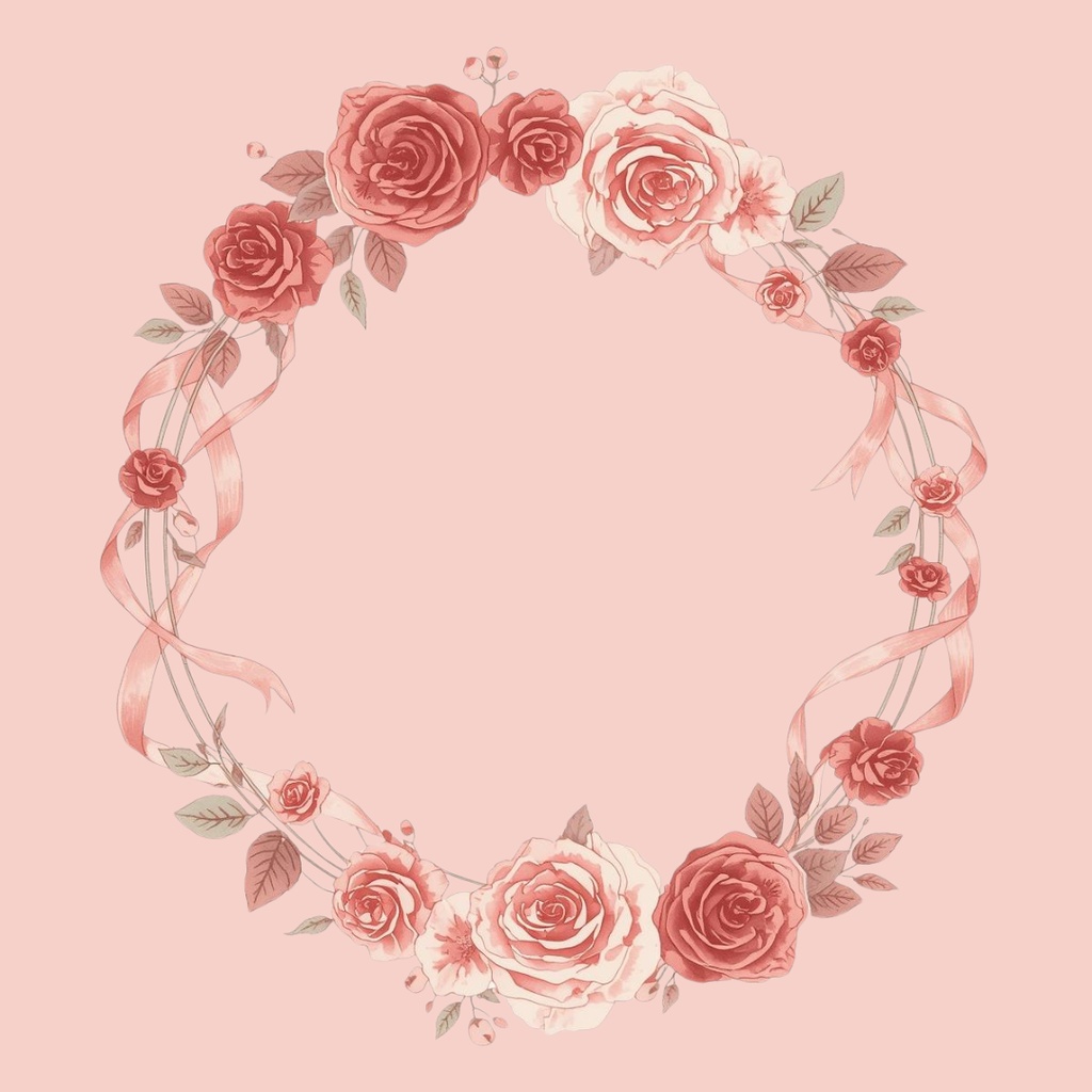 【PNG素材】大人可愛いSweet Roseコレクション クリップアートセット(全30種/水彩画スタイル/背景透過)