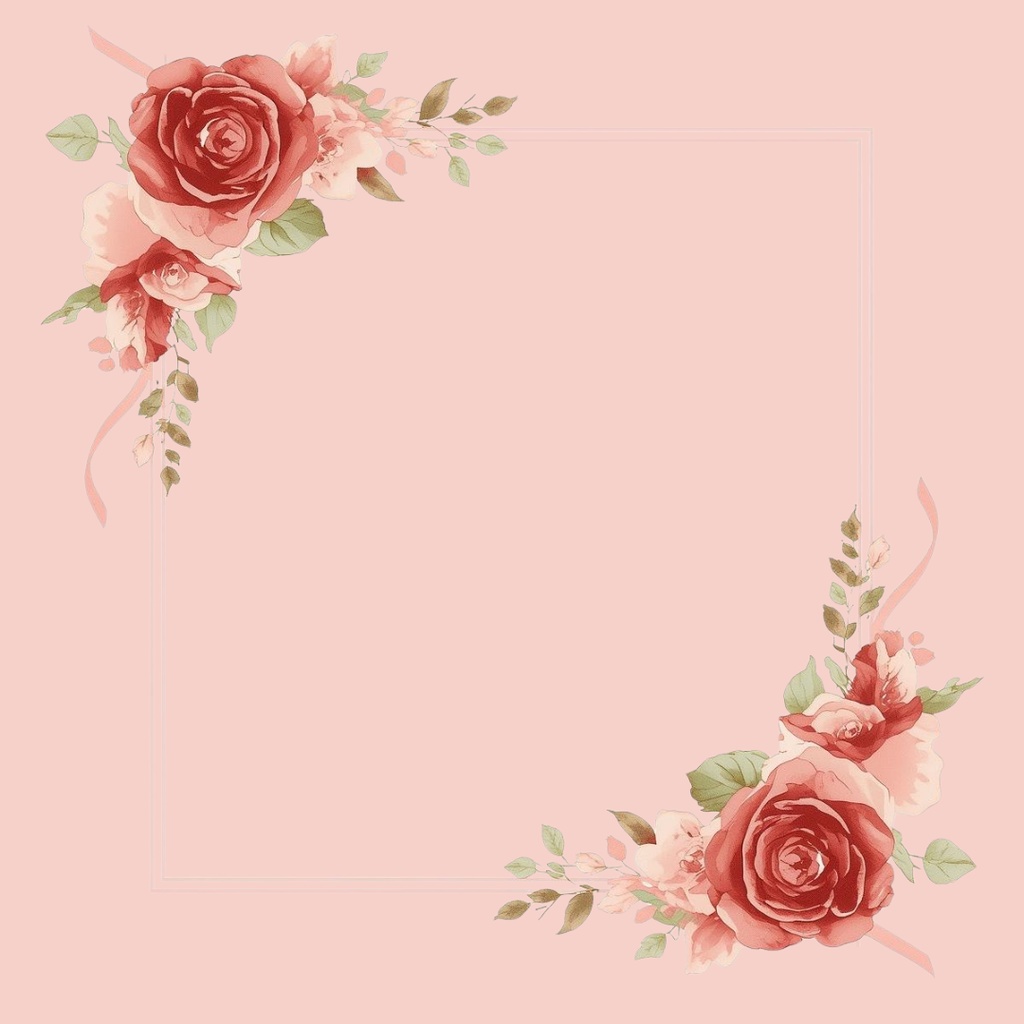 【PNG素材】大人可愛いSweet Roseコレクション クリップアートセット(全30種/水彩画スタイル/背景透過)