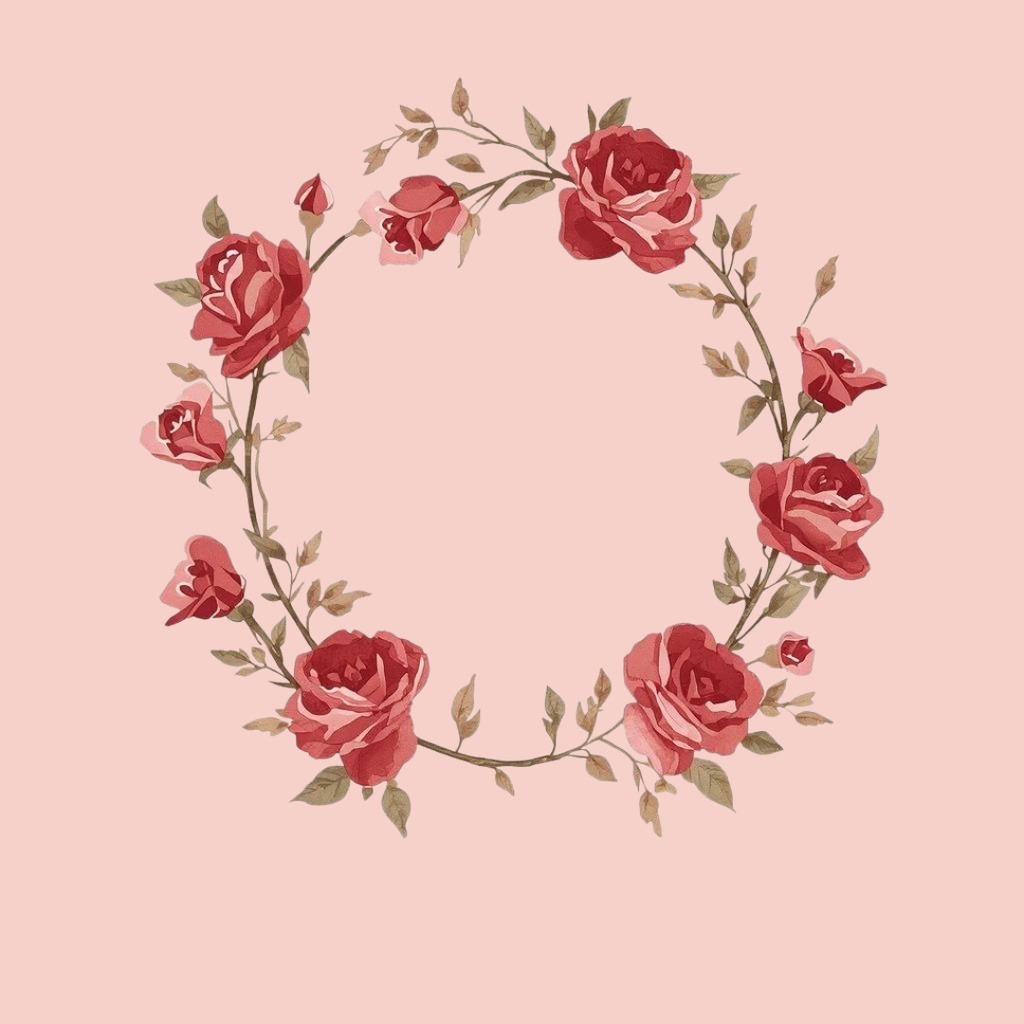 【PNG素材】大人可愛いSweet Roseコレクション クリップアートセット(全30種/水彩画スタイル/背景透過)