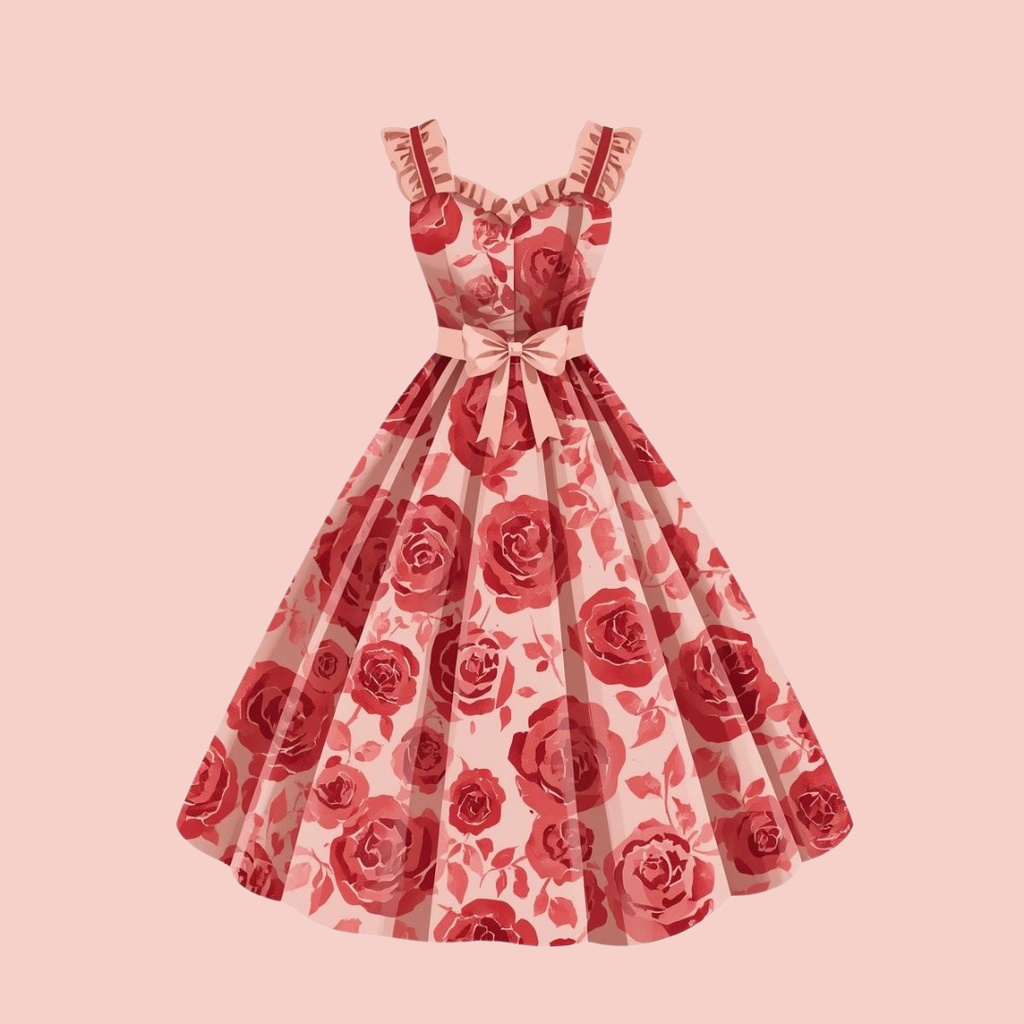 【PNG素材】大人可愛いSweet Roseコレクション クリップアートセット(全30種/水彩画スタイル/背景透過)