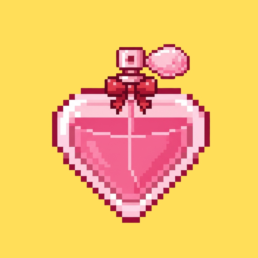 【PNG素材】大人可愛いLovely Pixelコレクション クリップアートセット(全15種/ピクセルスタイル/背景透過)