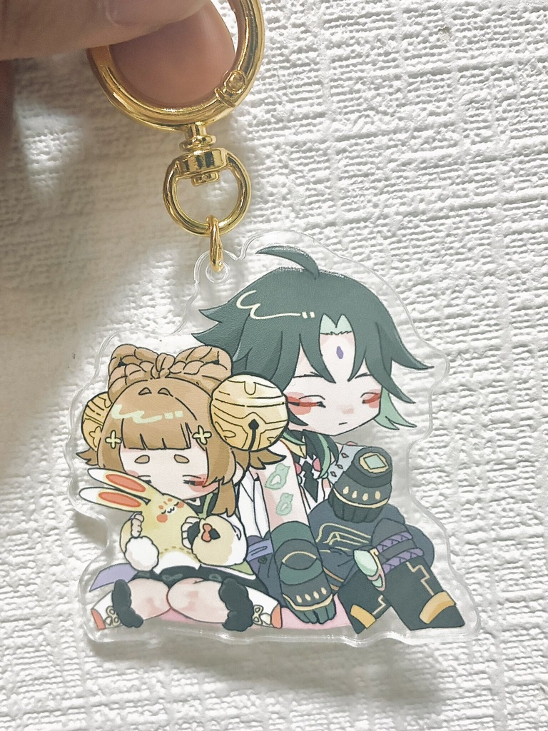 ヨヨ＆魈 すやすやアクキー