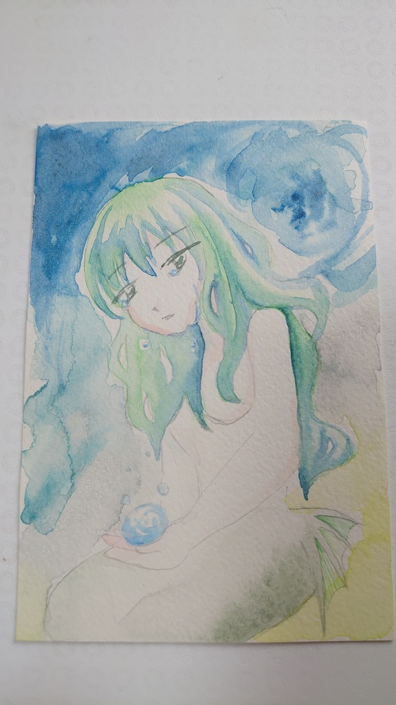 人魚のなみだ(ドローイング原画)