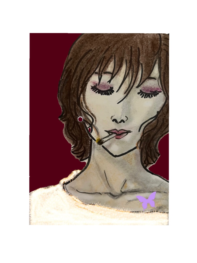 Smoke a cigarette Tシャツ