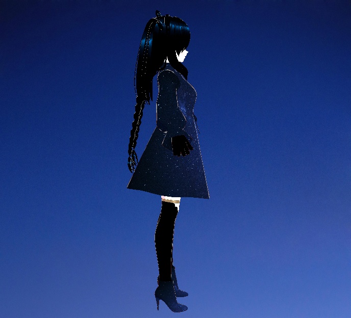 Aisha - Galaxy Star Avatar 3D Model VRM