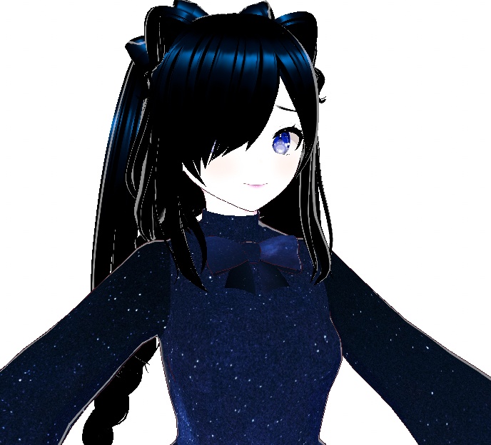 Aisha - Galaxy Star Avatar 3D Model VRM