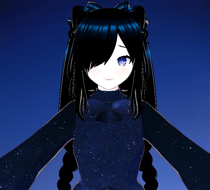 Aisha - Galaxy Star Avatar 3D Model VRM
