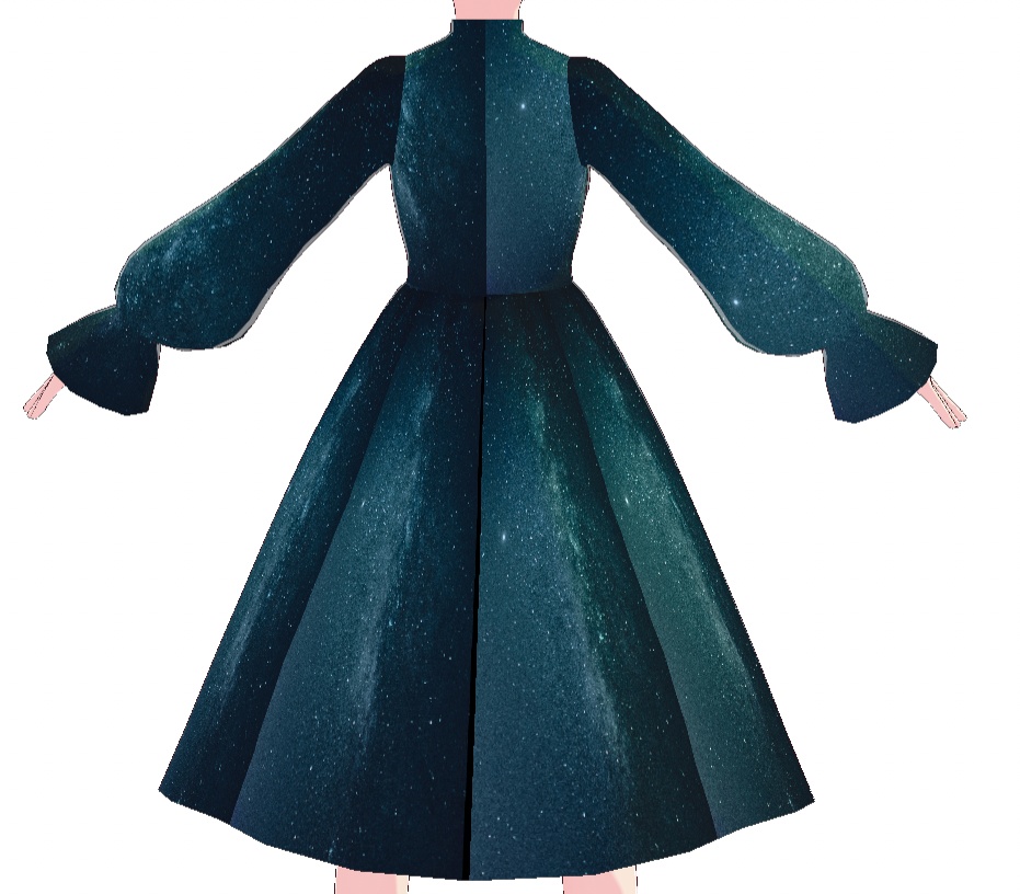 Green Galaxy Dress
