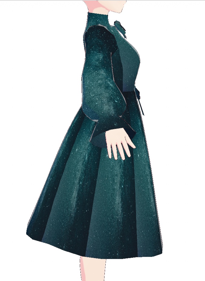 Green Galaxy Dress