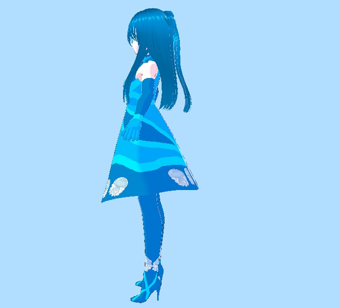 "River" - Jellyfish & Ocean Themed Avatar Outfit / Model VRM