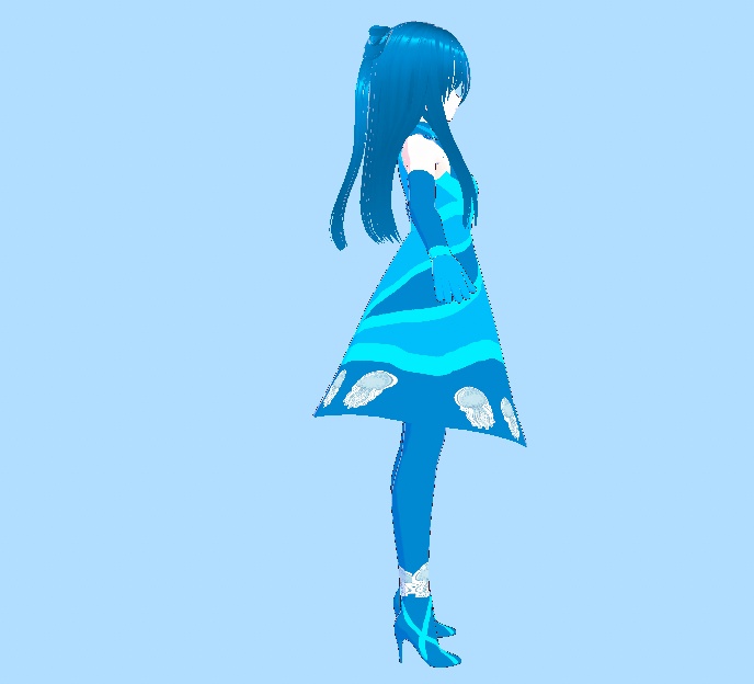 "River" - Jellyfish & Ocean Themed Avatar Outfit / Model VRM