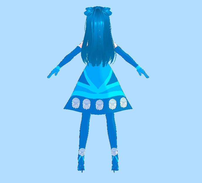 "River" - Jellyfish & Ocean Themed Avatar Outfit / Model VRM