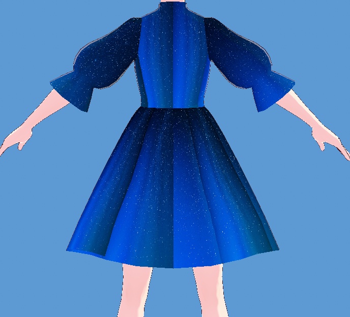 NIGHT BLUE DRESS