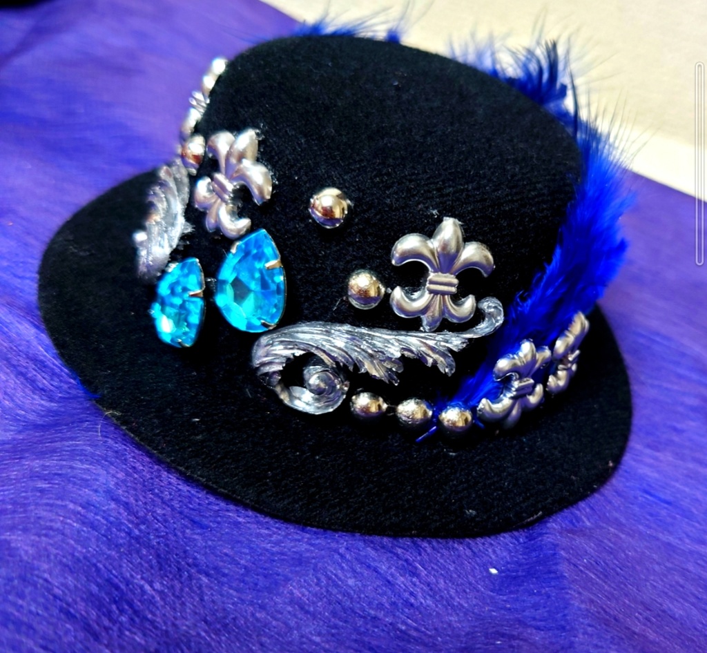 「夜行フクロウ」モチーフミニハット