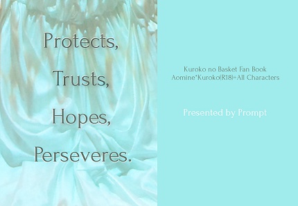 青黒本 『Protects,Trusts,Hopes,Perseveres.』（再録集に収録済み作品）