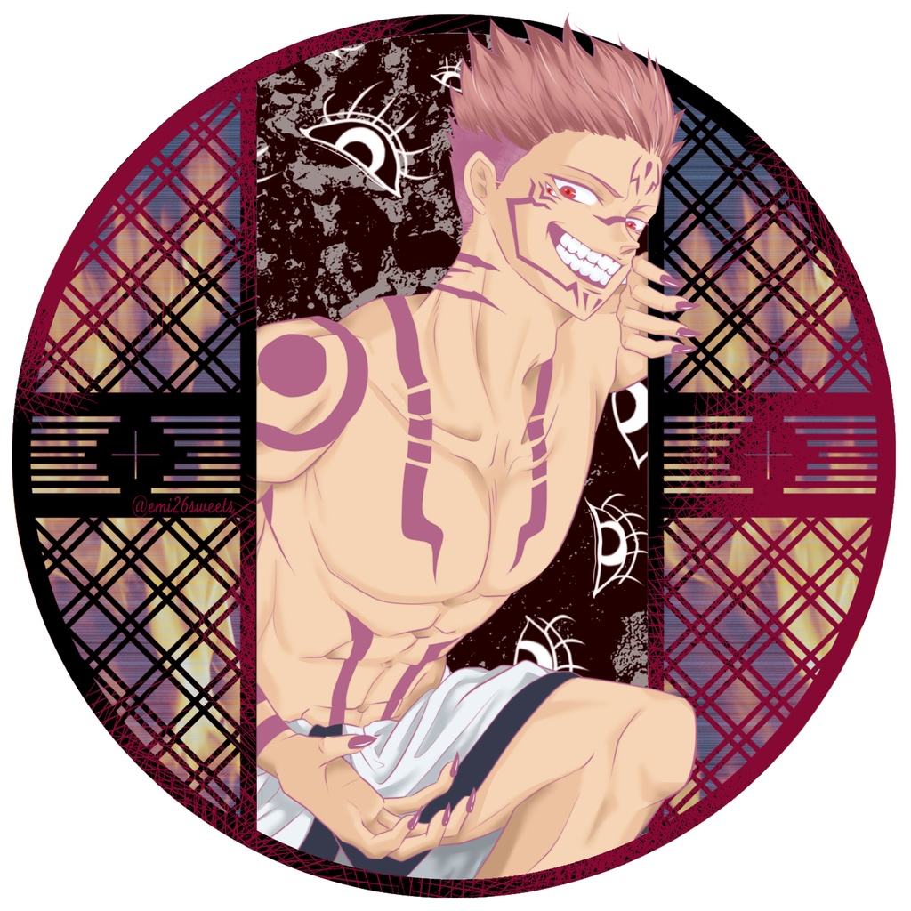 ほぼ裸な両面宿儺✨キーホルダー