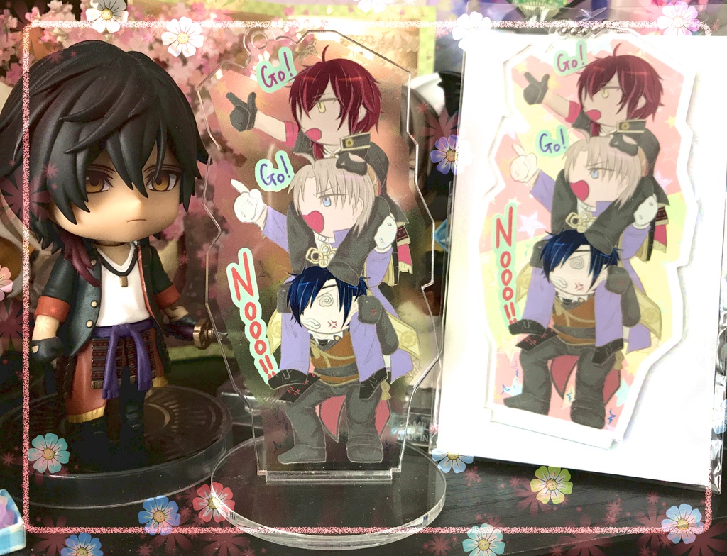 アクリルスタンド【ゴー!ゴー!みつただ!!!】キーホルダー用チェーン付