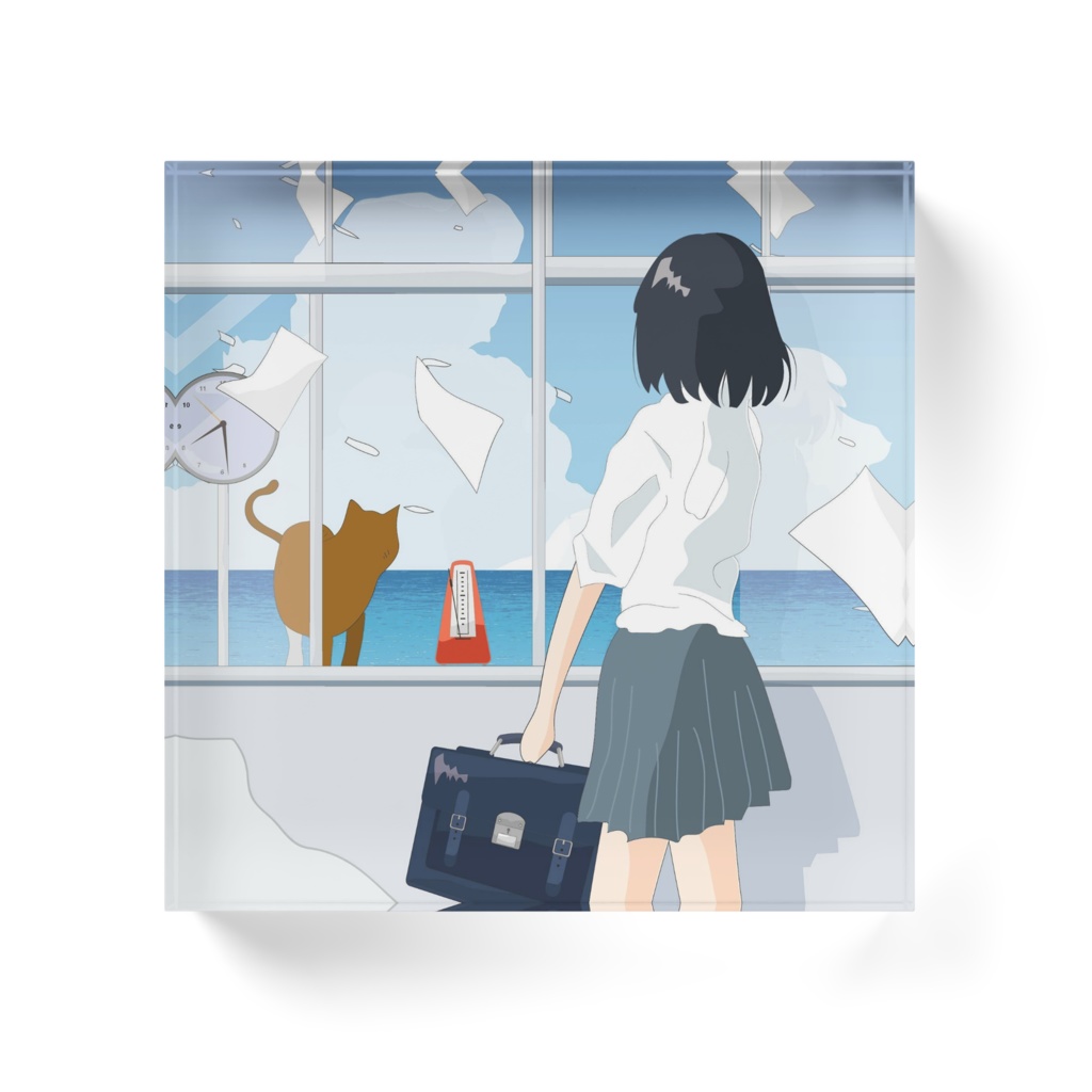 「聞こえた?」アクリルブロック