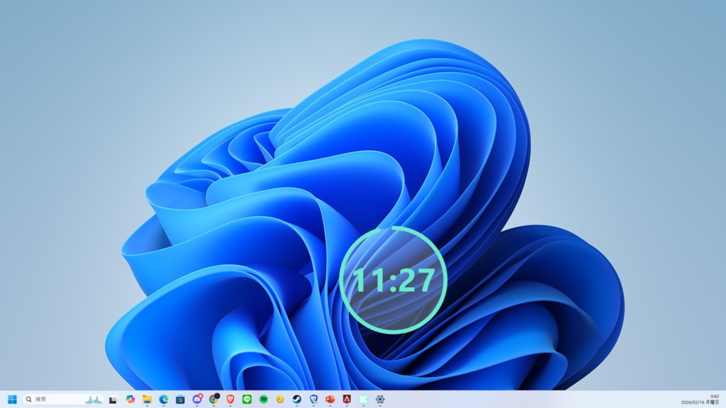 【Windows用フリーソフト】 タイマーストップウォッチアプリ