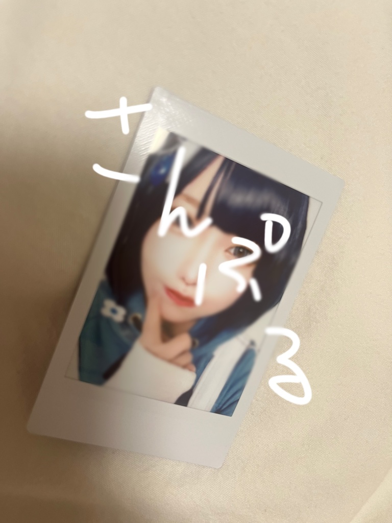 VGGC再販落書きありコスチェキ１種