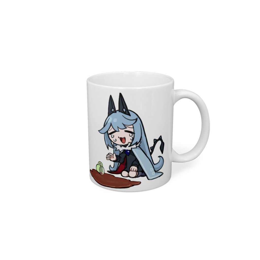 カフェオレこぼしちゃった…マグ