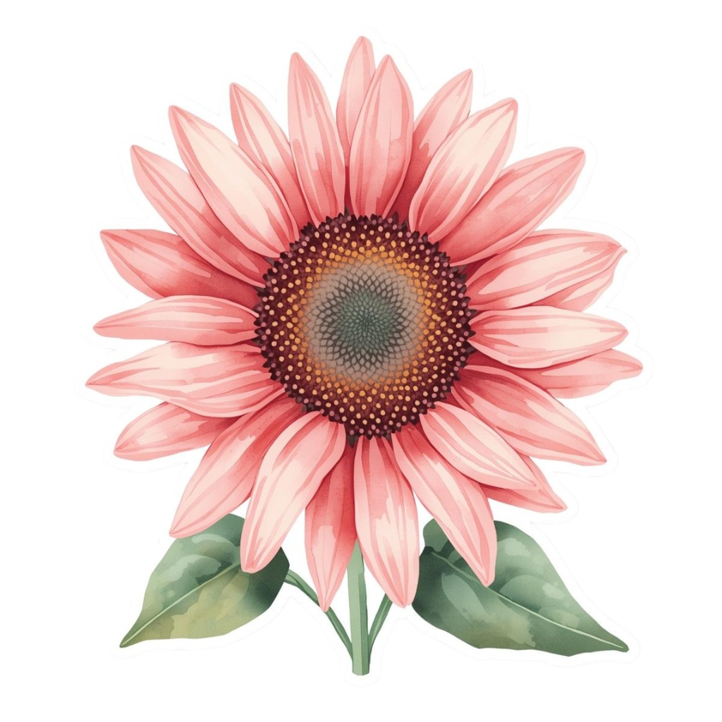 さしいパステル 花のかわいいクリップアート 20点セット【PNG・透過背景】