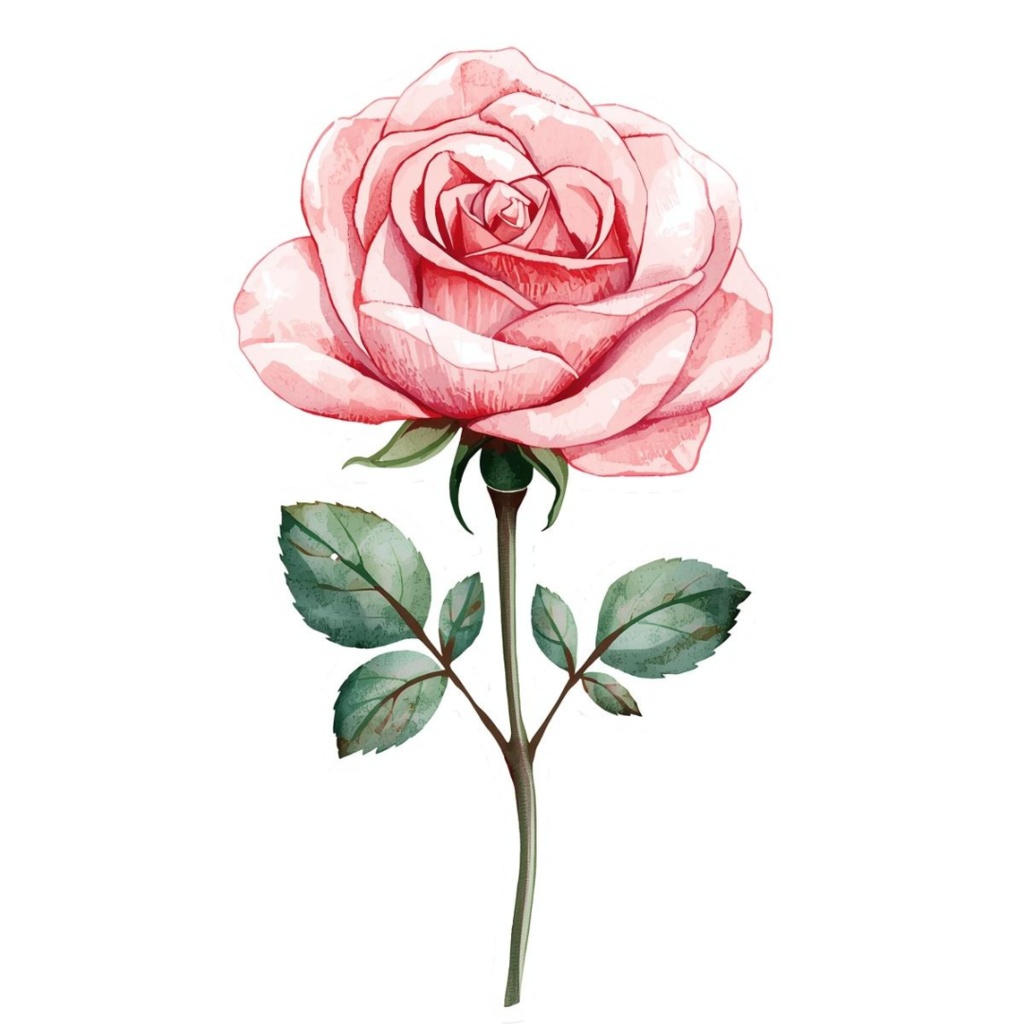 さしいパステル 花のかわいいクリップアート 20点セット【PNG・透過背景】