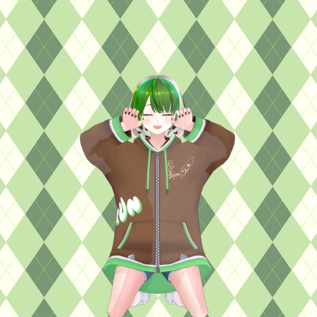 きりくんファングッズ くまさんパーカー