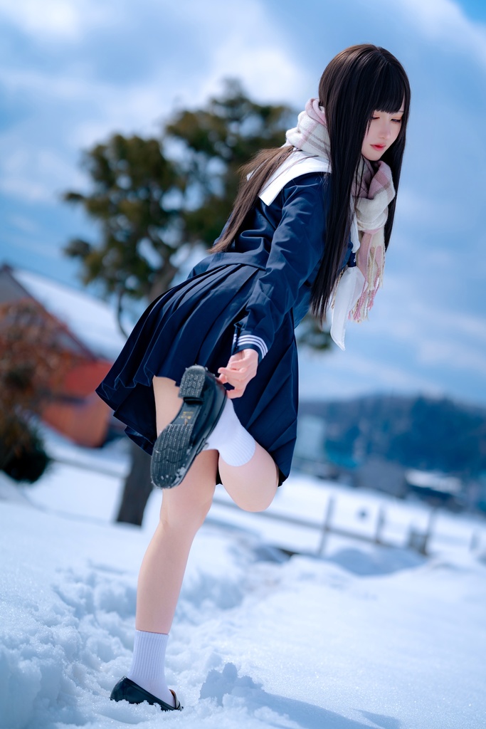 【C107新刊】創作JK写真集『The last winter days』