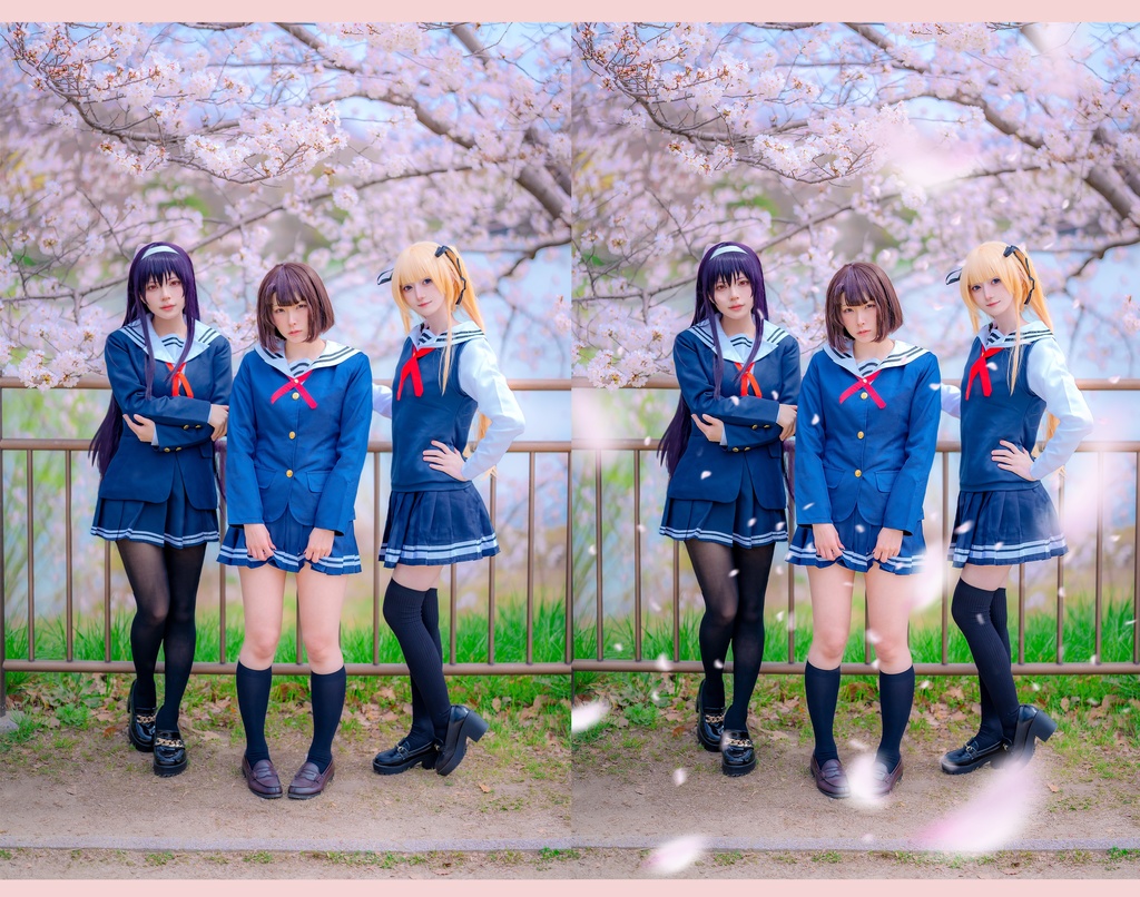 桜吹雪素材 (psd形式/png形式)