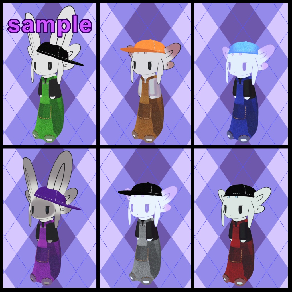 【MA対応】ムルルちゃん専用オーバーオール