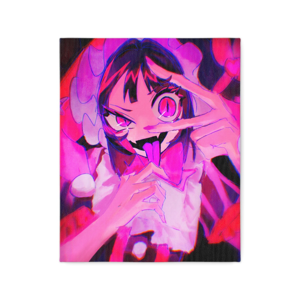 【キャンバス】ダークピンクピエロ